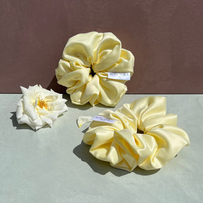 Premium Duchess Satin Hair Scrunchie Handmade